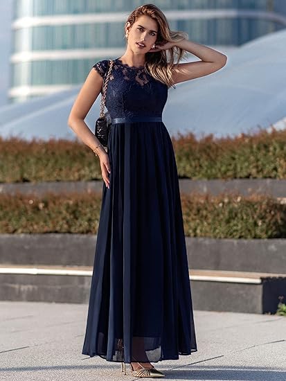 Women's Formal Floral Lace Evening Party  Full Of Charm Evening Dress